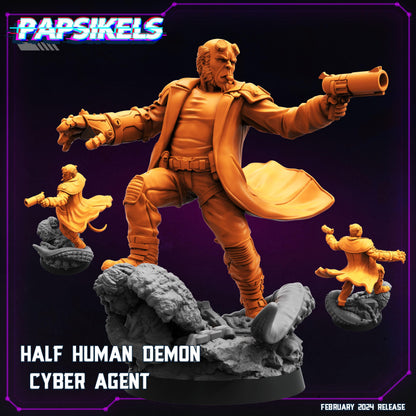 Half Human Demon Cyber Agent