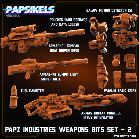 PAPZ Industries Weapon Bits Set 2 - 13 Pack