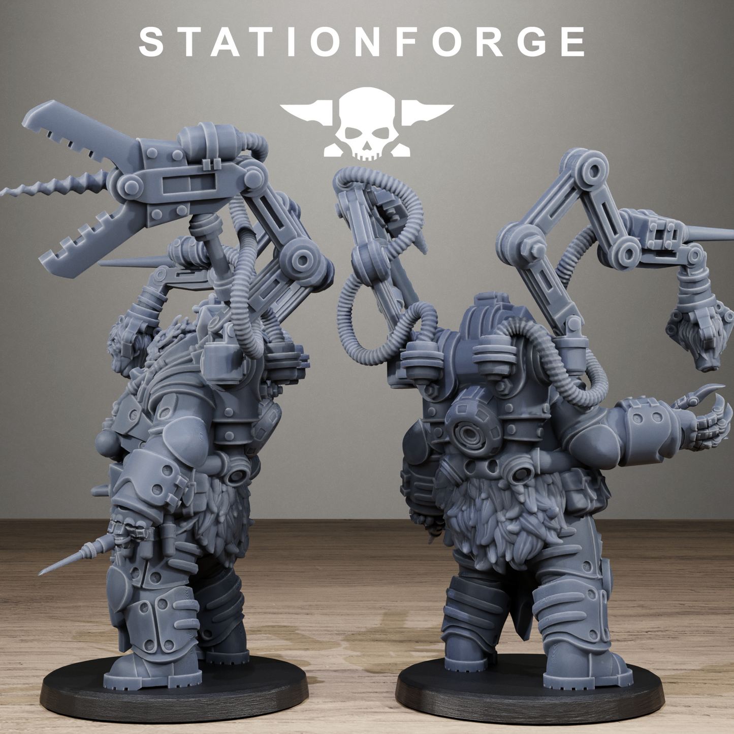 Techno Savages Vernaxers - Set of 10 (unpainted)