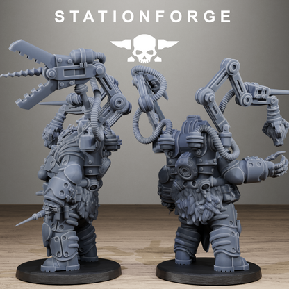 Techno Savages Vernaxers - Set of 10 (unpainted)