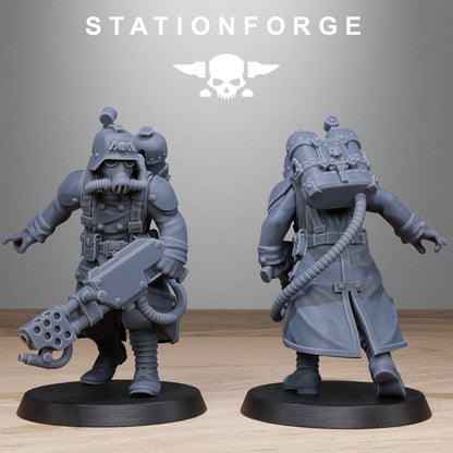 GrimGuard Flamers - Set of 10 | Grimdark | Sci-Fi Future | Tabletop Wargaming