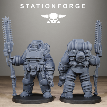 Techno Savages Vernaxers - Set of 10 (unpainted)