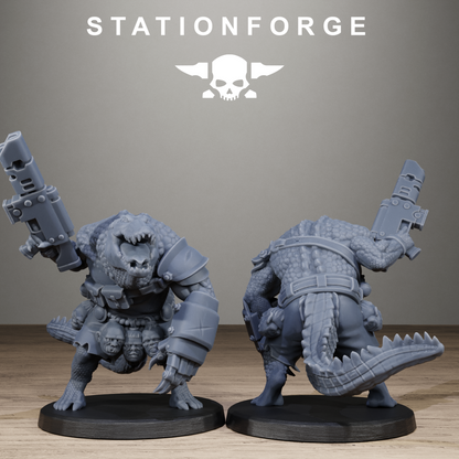 Techno Savages Vernaxers - Set of 10 (unpainted)