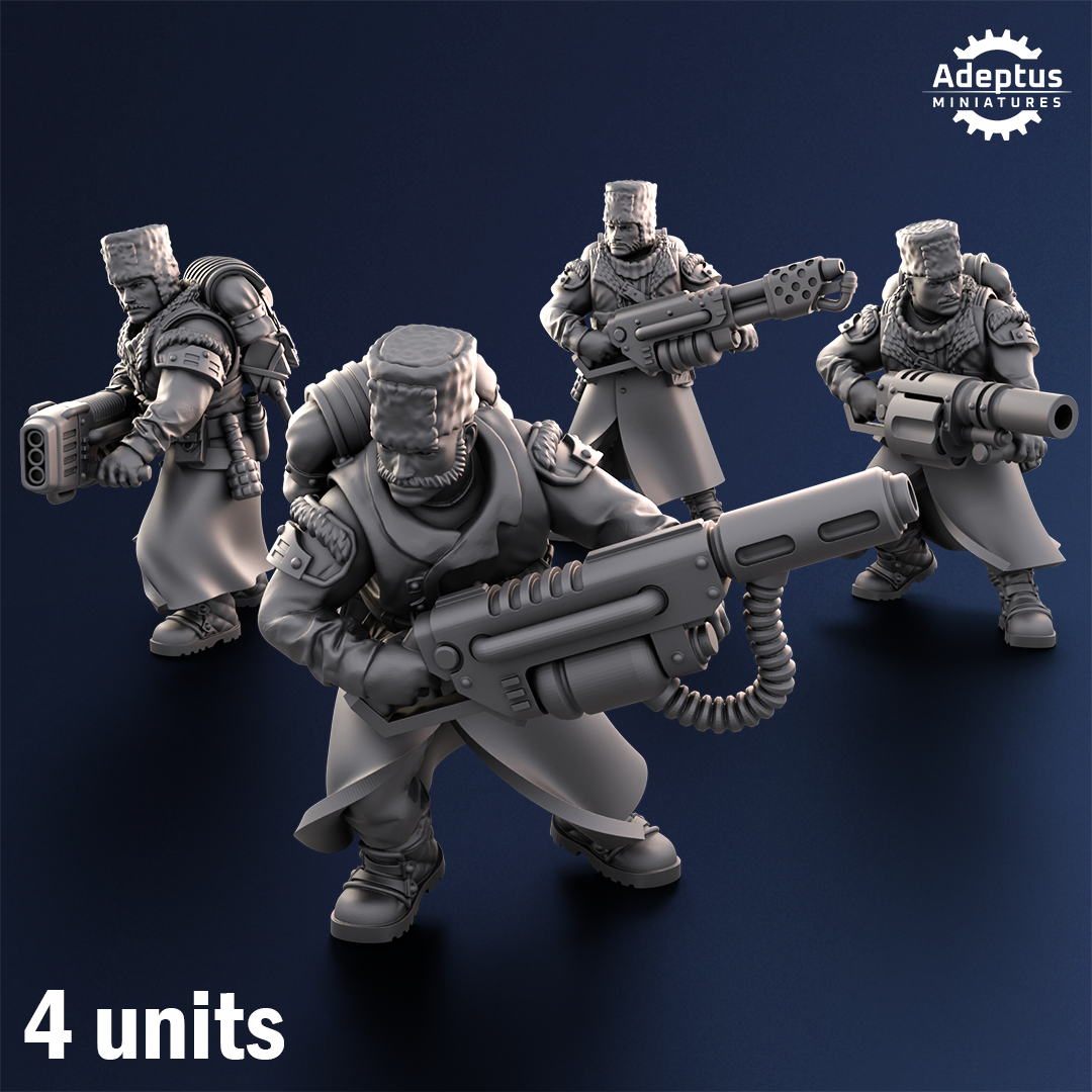 Special Weapons - Coldreach Regiment - Imperial Guard - Set of 4