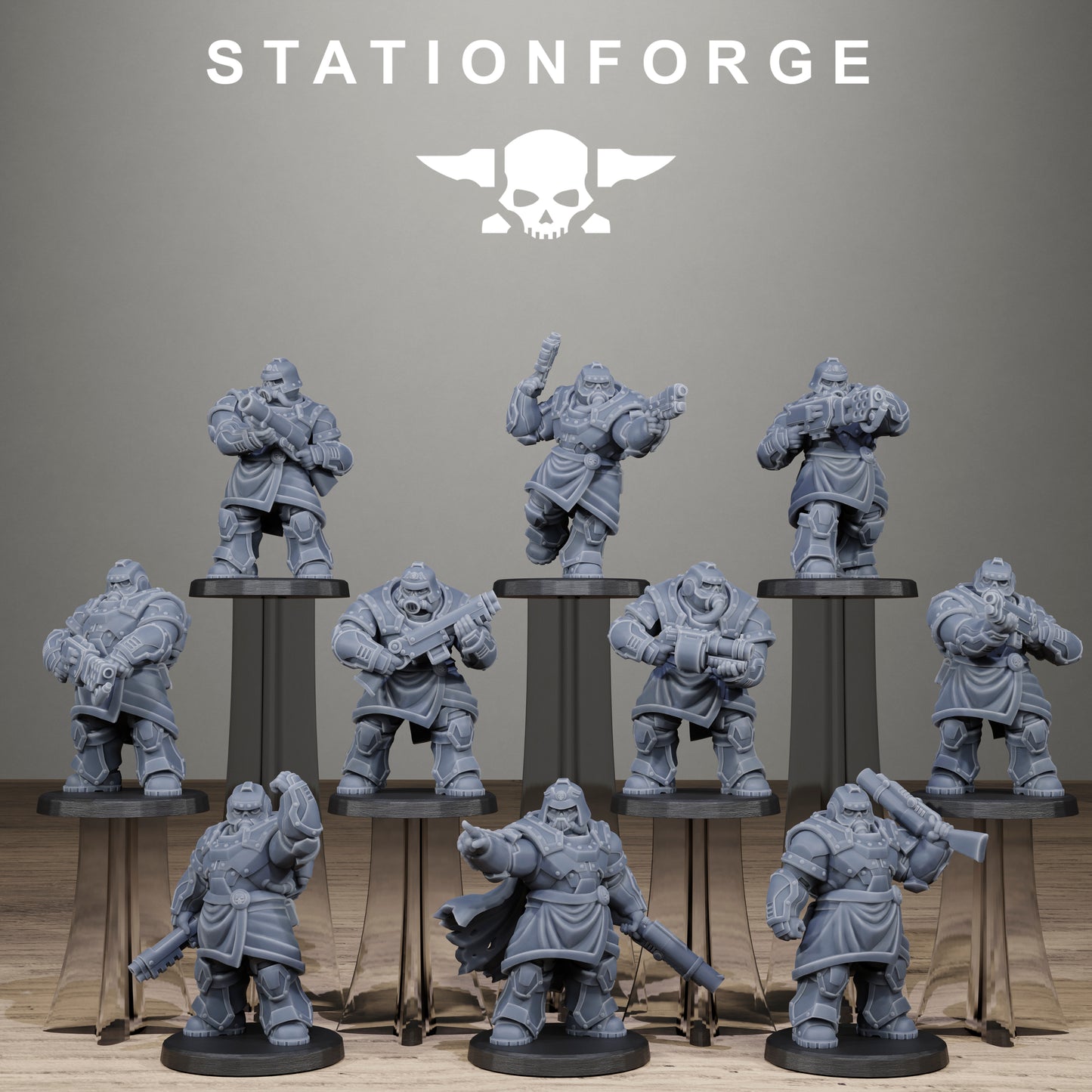 GrimGuard Skull Wardens - Set of 10