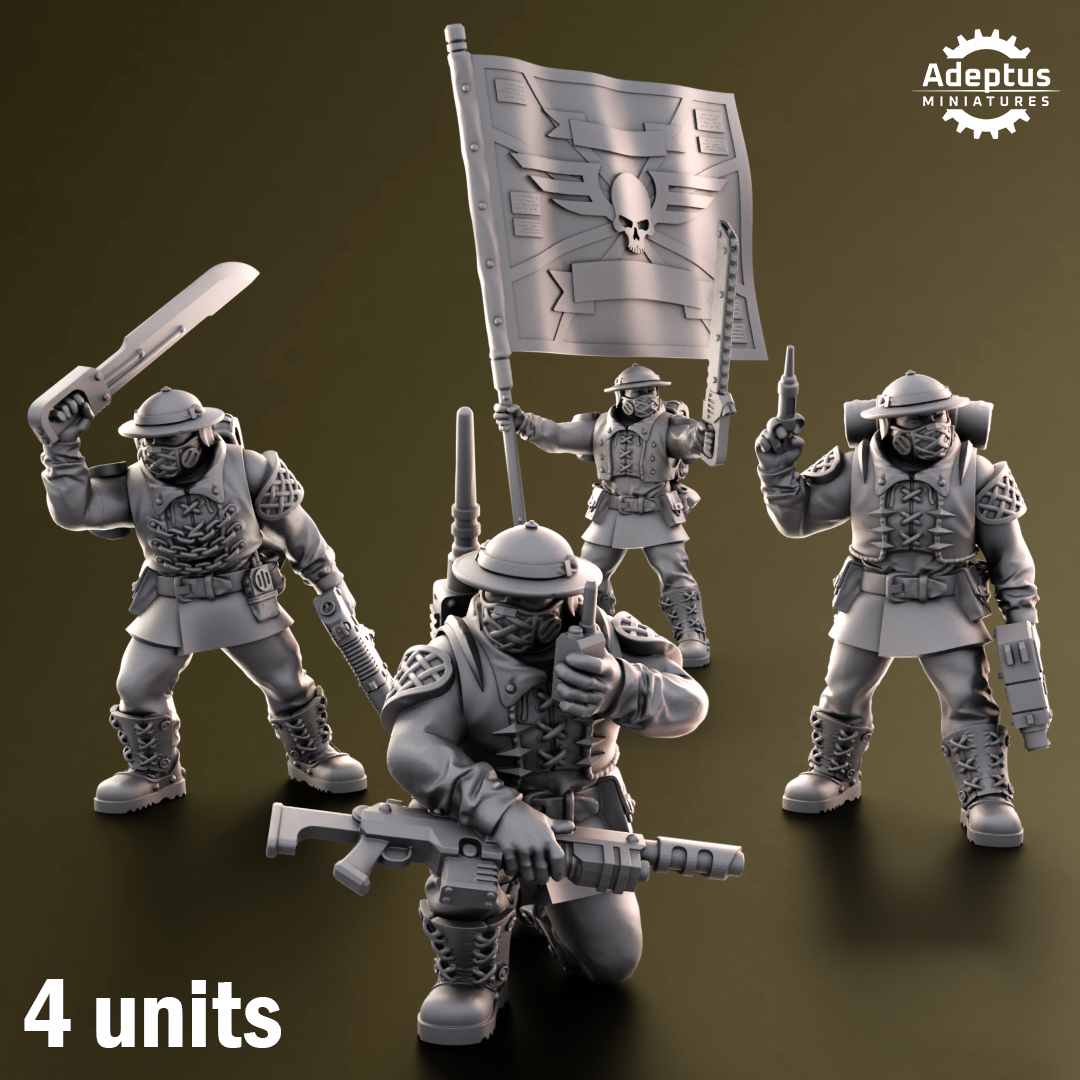 Command Squad - Sunclaw Regiment - Set of 4