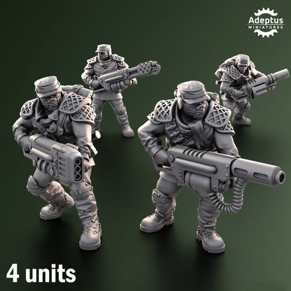 Special Weapons - Sunscorch Regiment - Set of 4