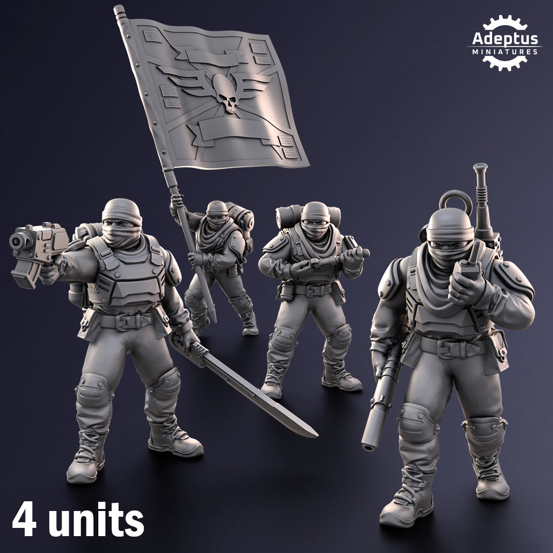 Command Squad - Sandshroud Battalion - Set of 4