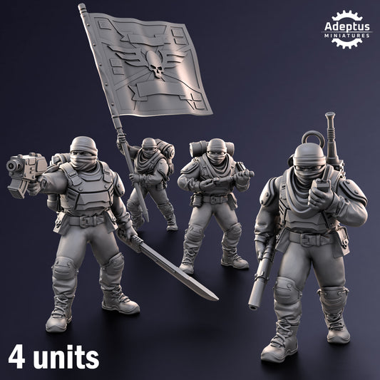 Command Squad - Sandshroud Battalion - Set of 4