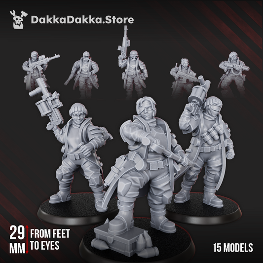 The Alcal Rats Infantry Squad - Set of 15
