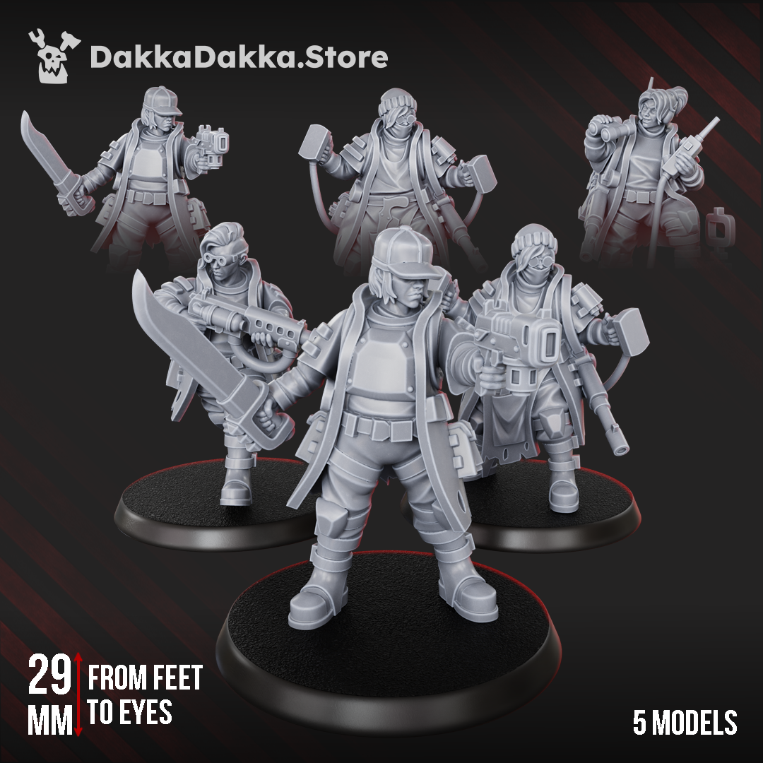 The Alcal Rats Masters Squad - Set of 5
