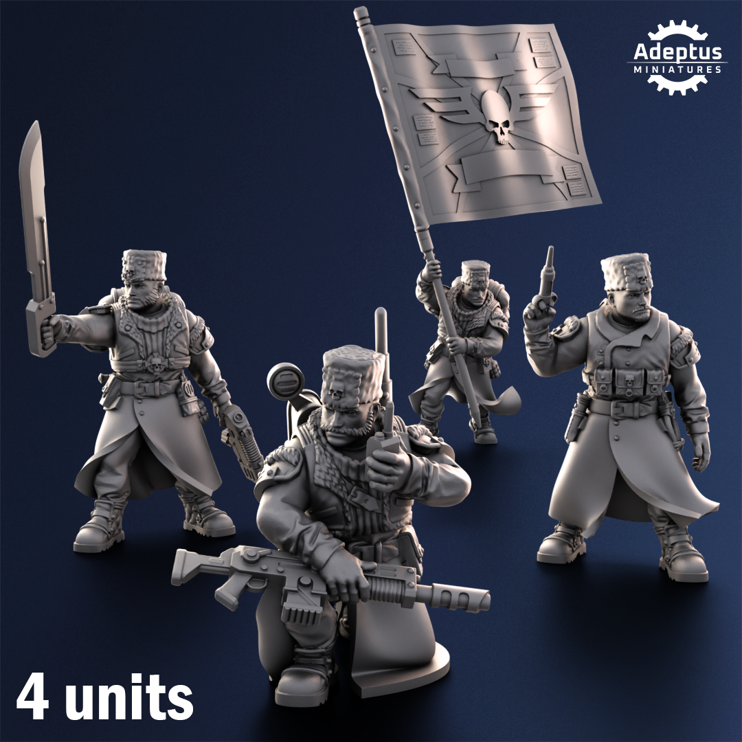 Command Squad - Coldreach Regiment - Set of 4