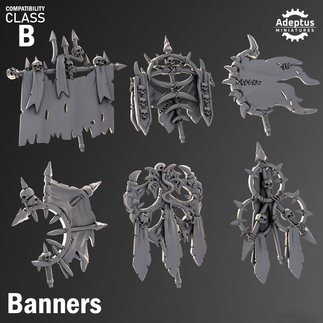 Banners - Renegades and Heretics v3 - Set of 6 Banner Topper Options