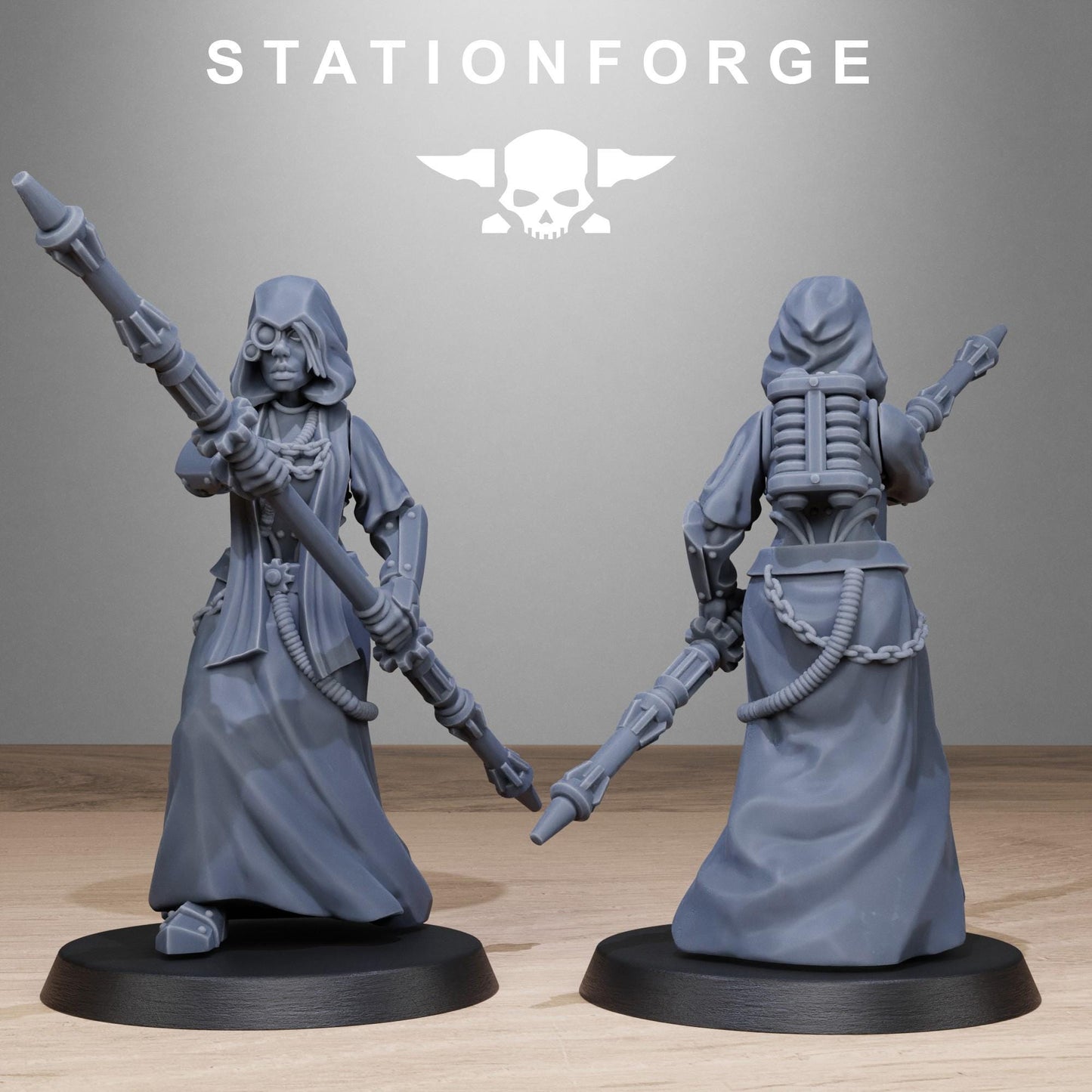 Scavenger Sister Priests - Set of 10 | Grimdark | Sci-Fi Future | Tabletop Wargaming