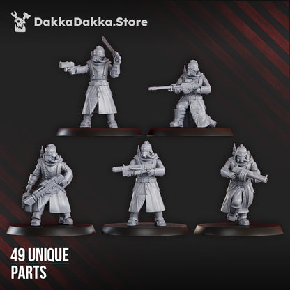 2nd Death Division Grenadier - Build Kit 50+ Pieces - Builds 5 Guys