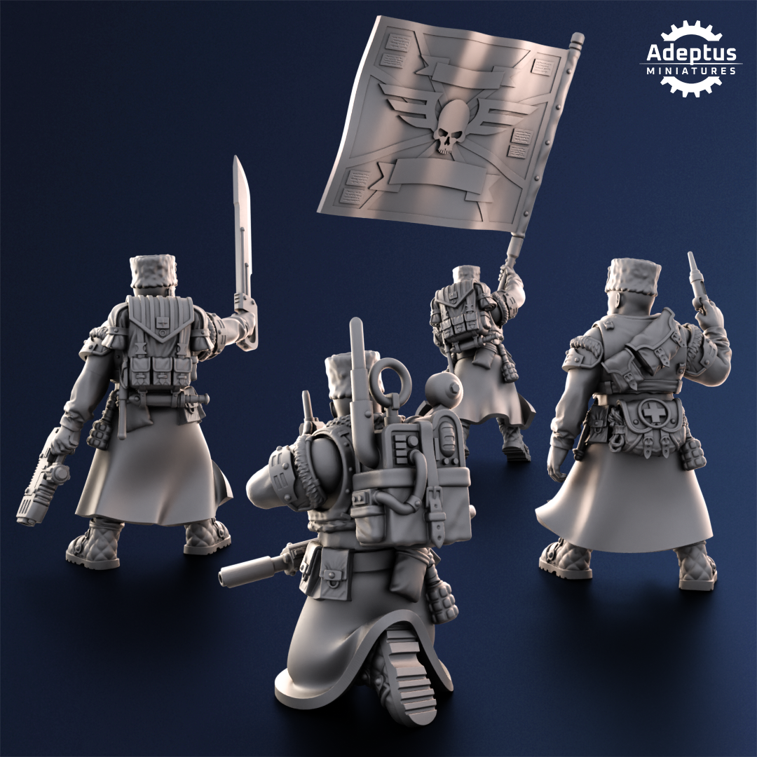 Command Squad - Coldreach Regiment - Set of 4