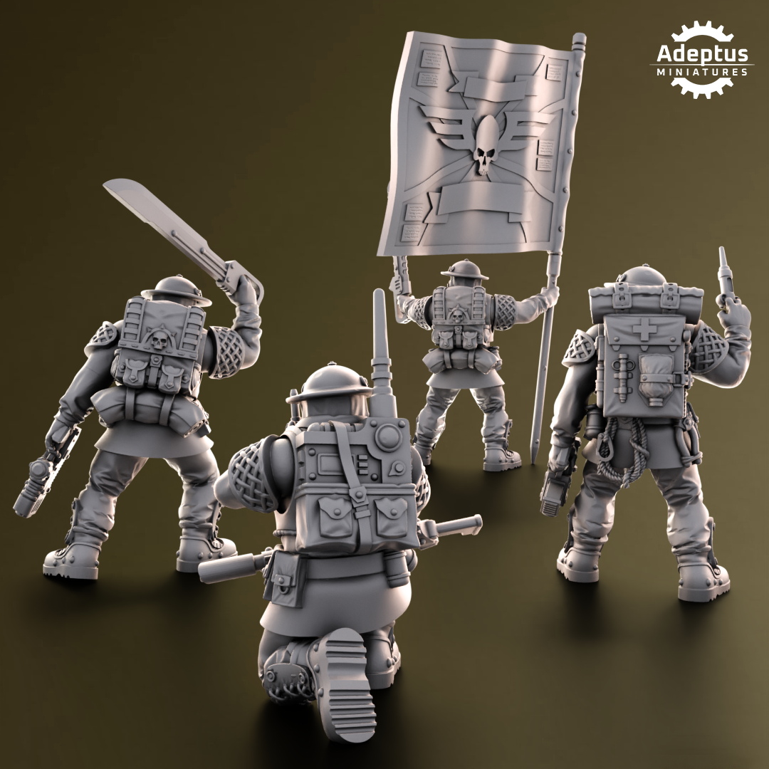 Command Squad - Sunclaw Regiment - Set of 4