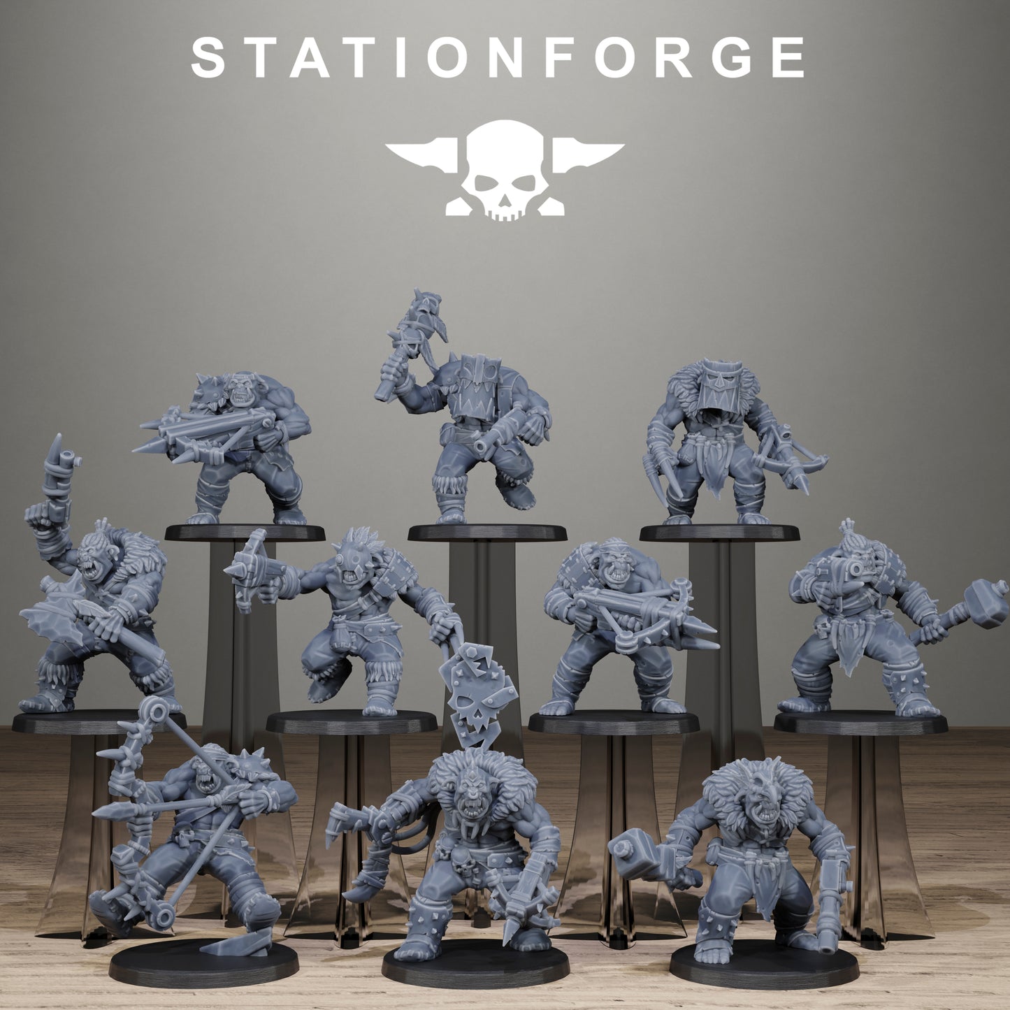 Orkaz Wild Squad - Set of 10 (unpainted)