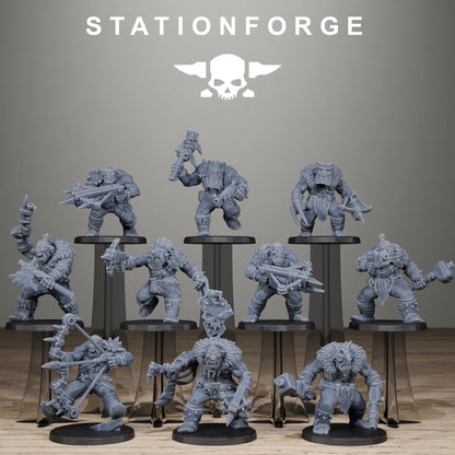 Orkaz Wild Squad - Set of 10 (unpainted)