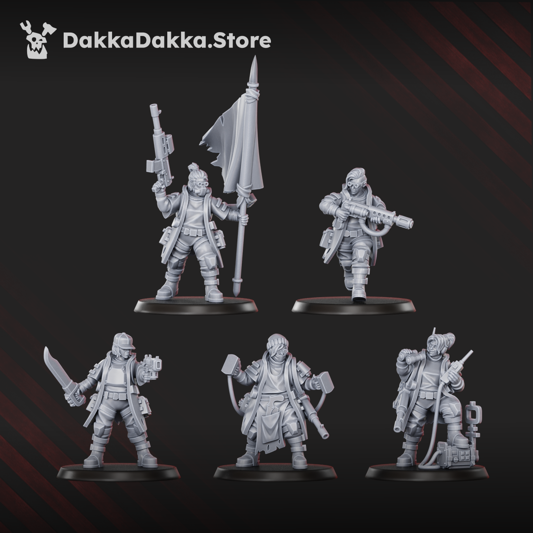 The Alcal Rats Masters Squad - Set of 5