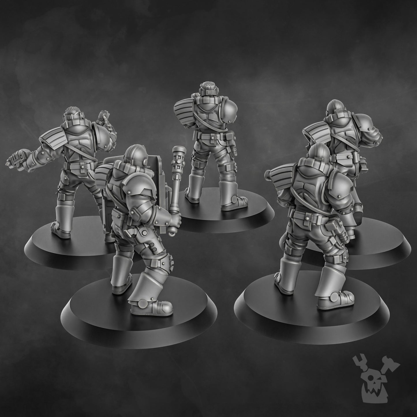 Metal Militia Brigade 1 - Set of 5