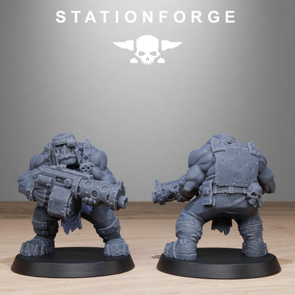 Orkaz Bros Infantry - Set of 10 | Grimdark | Sci-Fi Future | Tabletop Wargaming