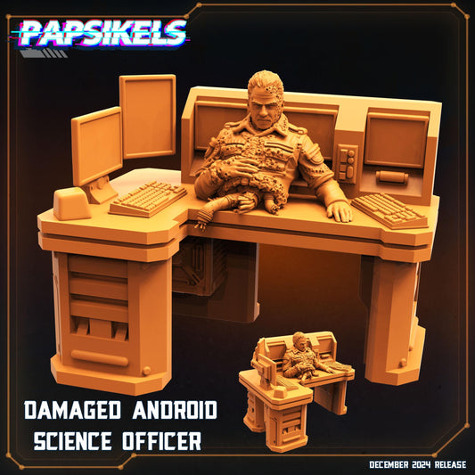 Damaged Android Science Officer