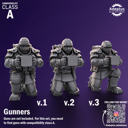 Heavy Weapons Team - Stormworn Troops - Set of 12 (heavy guns not included)