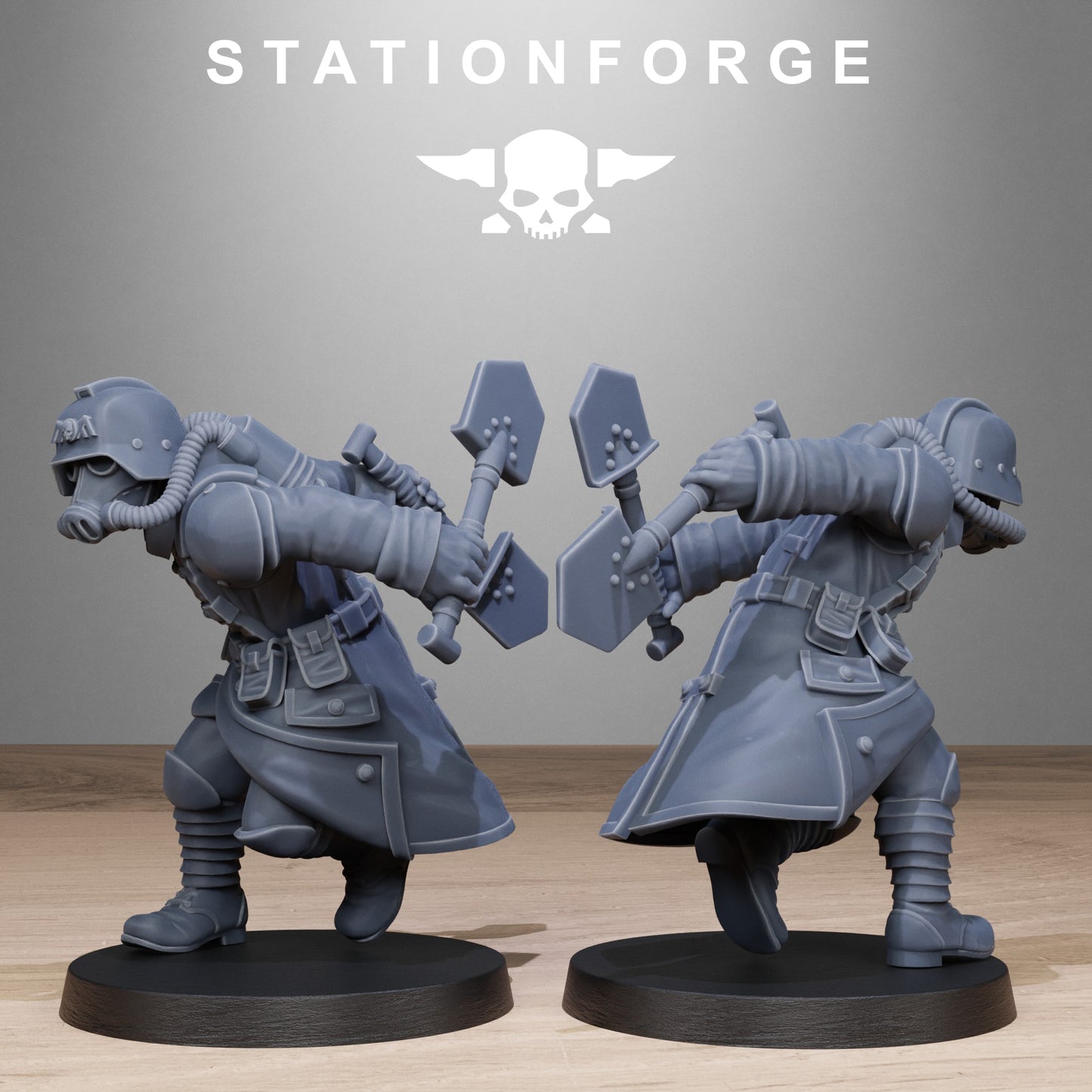 GrimGuard Shovel Fighters - Set of 10