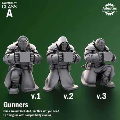 Heavy Weapons Team - Crusaders Covenant - Set of 12 (heavy guns not included)
