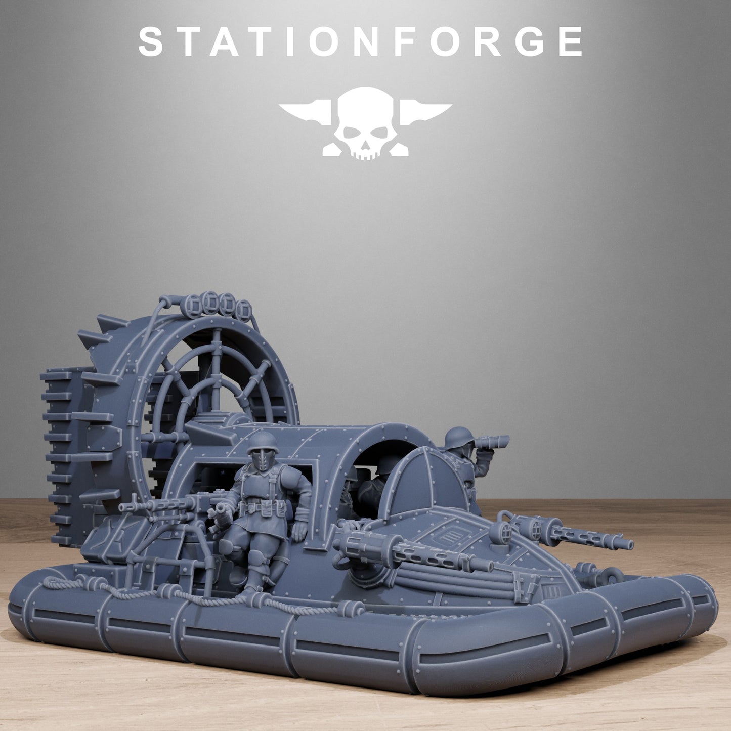 FreeGuard Hovercraft - With 6 Man Crew