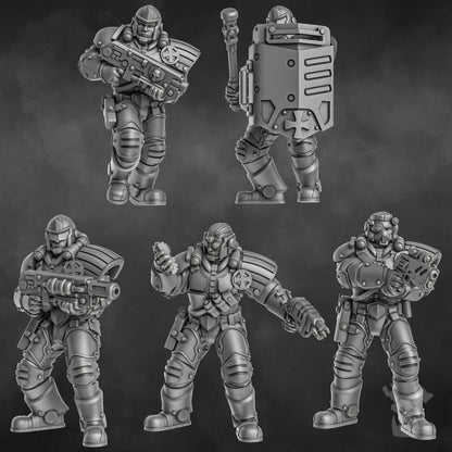 Metal Militia Brigade 1 - Set of 5