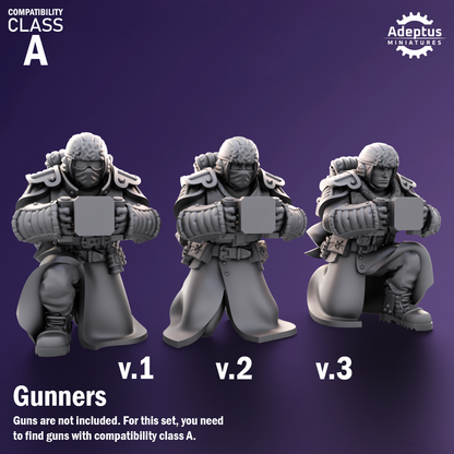Heavy Weapons Team - Iceward Division - Set of 12 (heavy guns not included)