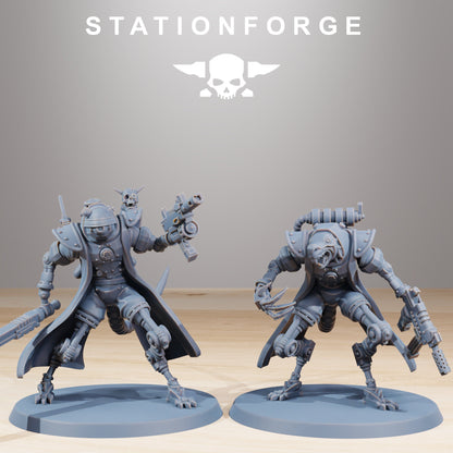 Raticus Curdsters - Set of 10 |  Wargame Proxy | Sci-Fi | Cyberpunk