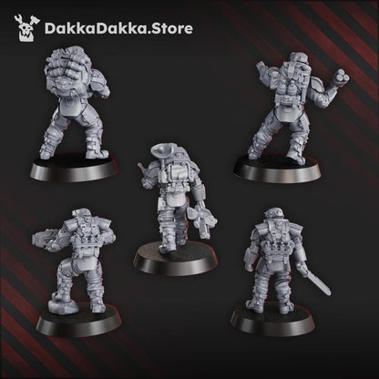 The Phaeton Tactical Squad - Set of 10 | Grimdark | Sci-Fi Future | Tabletop Wargaming