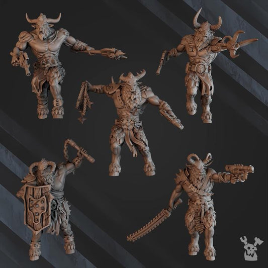 Techbeast Squad Part 2 - Set of 5 | Grimdark | Sci-Fi Future | Tabletop Wargaming