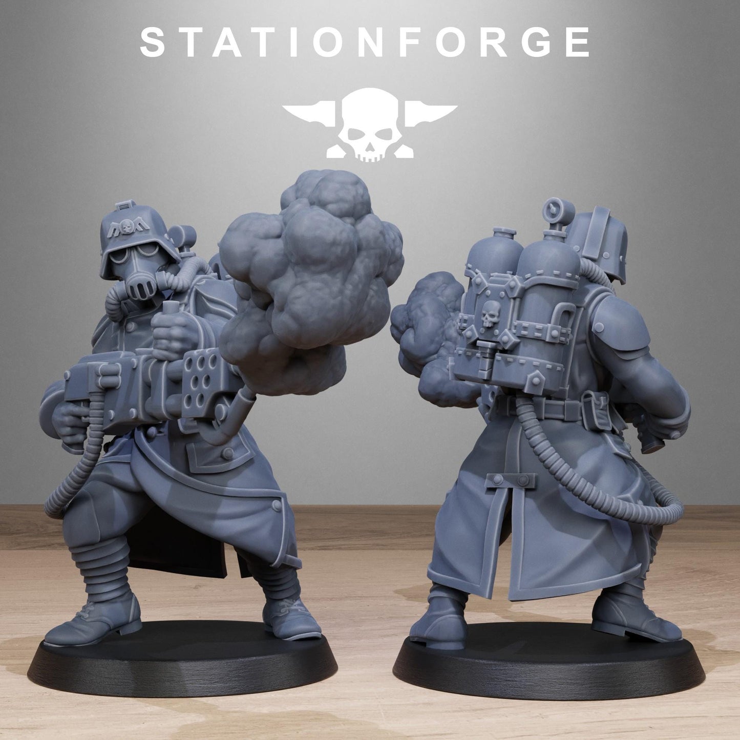 GrimGuard Flamers - Set of 10 | Grimdark | Sci-Fi Future | Tabletop Wargaming