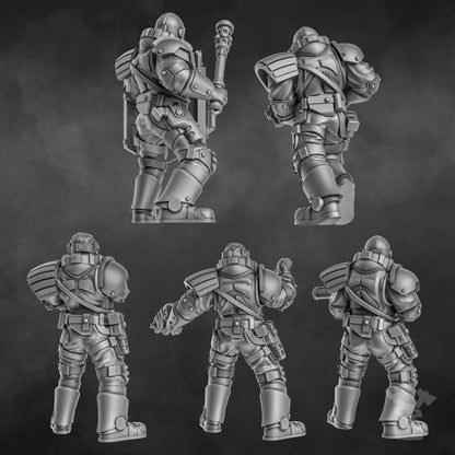 Metal Militia Brigade 1 - Set of 5