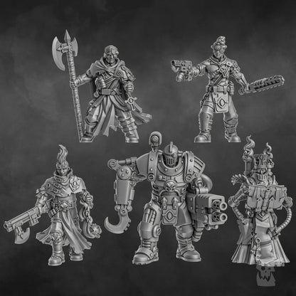 Holy Department of Heretical Investigations 1 - Set of 5