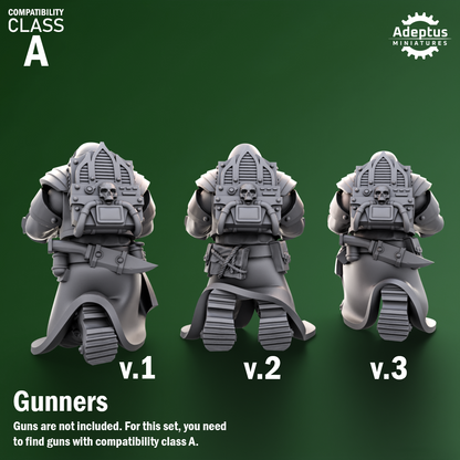 Heavy Weapons Team - Crusaders Covenant - Set of 12 (heavy guns not included)