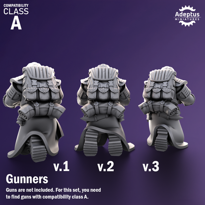 Heavy Weapons Team - Iceward Division - Set of 12 (heavy guns not included)
