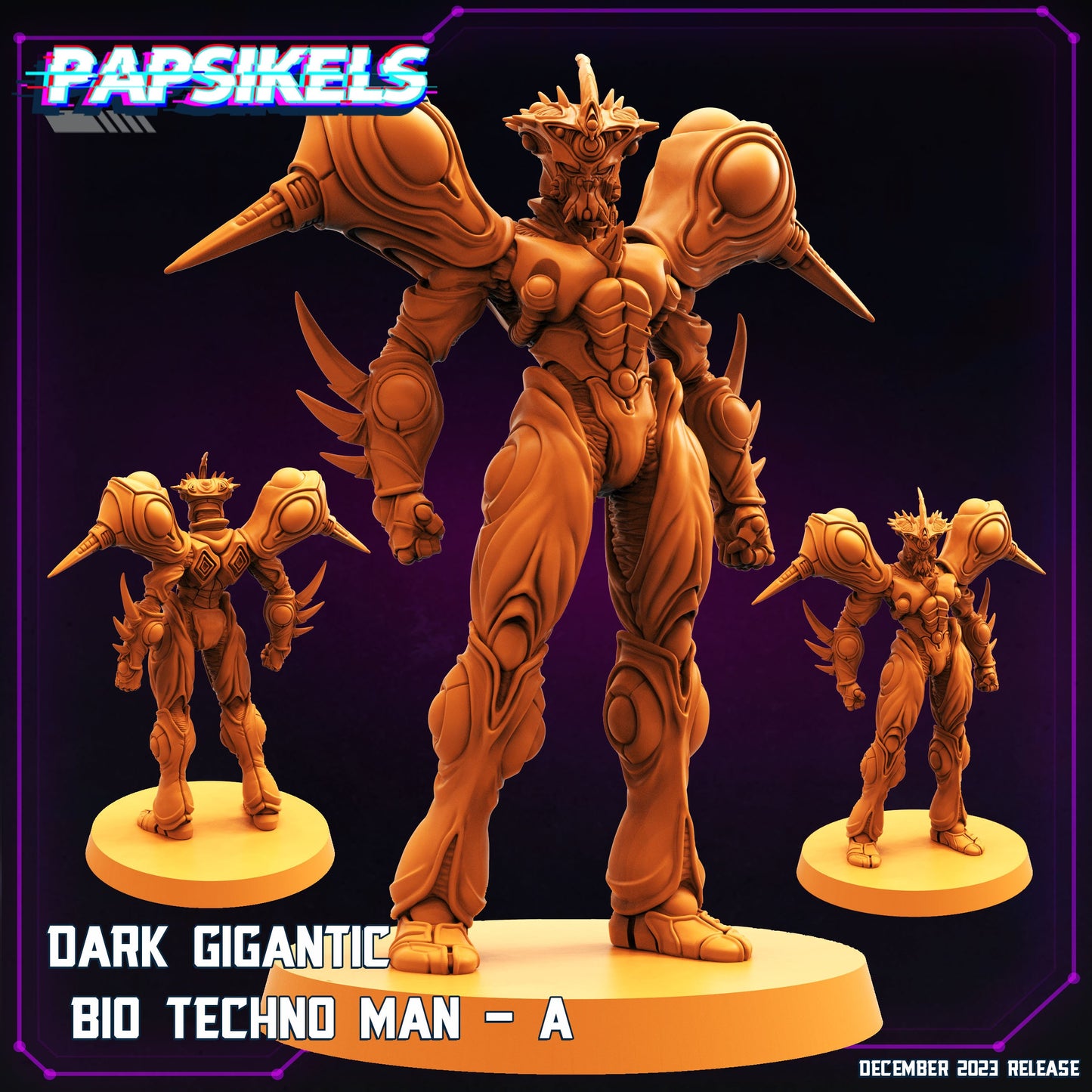 Dark Gigantic Bio Techno Man - A