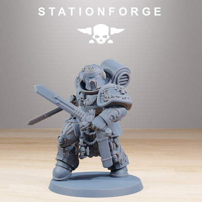 Socratis Guardmen - Set of 10 |  Wargame Proxy | Sci-Fi | Cyberpunk