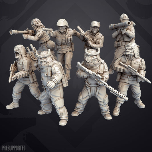 Covert Raiders 2 - Set of 8