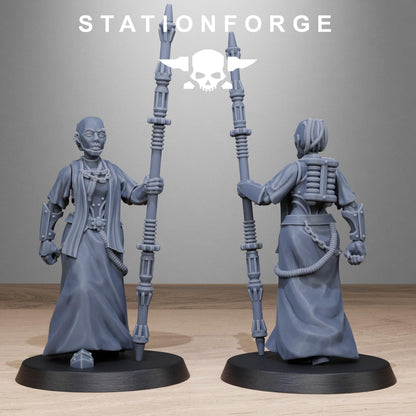 Scavenger Sister Priests - Set of 10 | Grimdark | Sci-Fi Future | Tabletop Wargaming