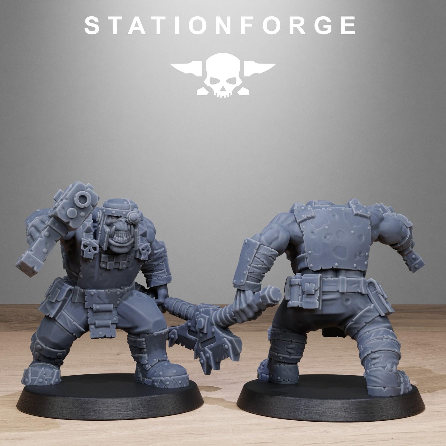 Orkaz Bros Infantry - Set of 10 | Grimdark | Sci-Fi Future | Tabletop Wargaming