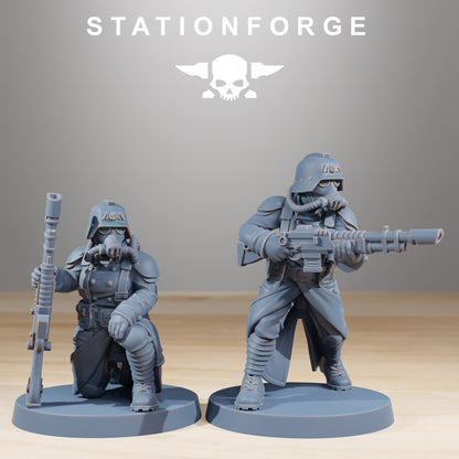 GrimGuard Sisters of War - Set of 10 | DnD Miniatures  | Wargame Proxy Minis | Sci-Fi | Cyberpunk