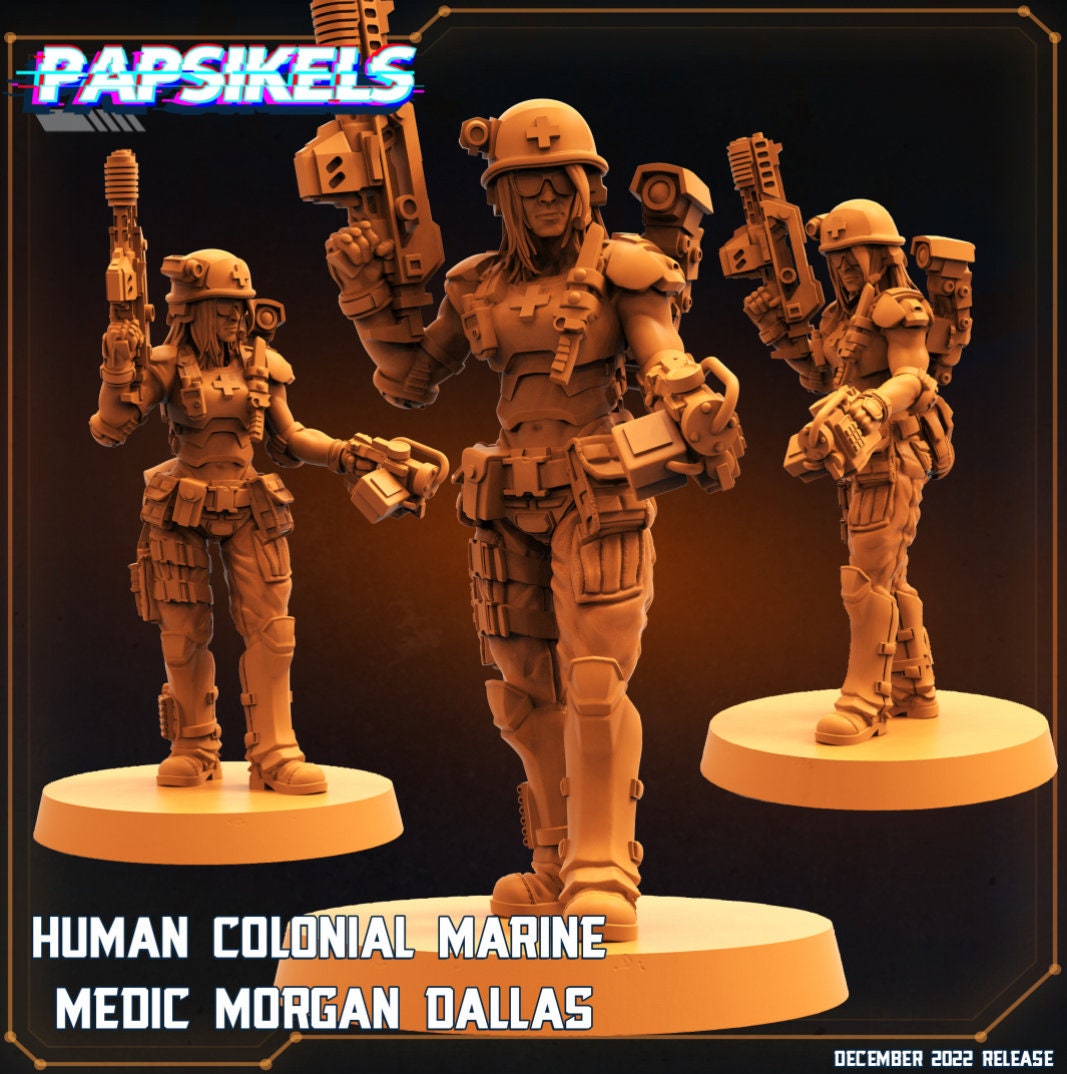 Human Colonial Marine Medic - Morgan Dallas