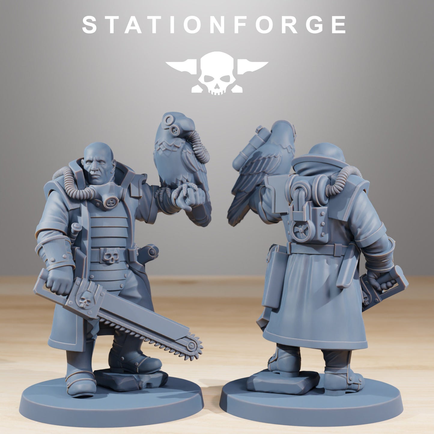 National Guard - Inquisitor 1 | DnD Miniatures  | Wargame Proxy Minis | Sci-Fi | Cyberpunk