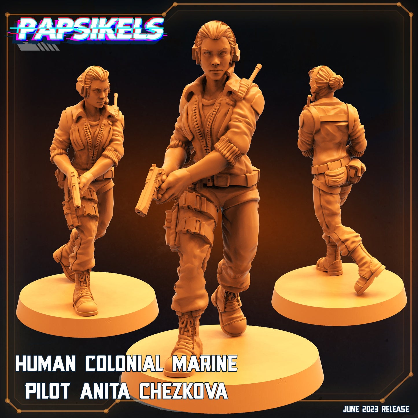 Human Colonial Marine Pilot Anita Chezkova